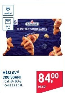 Croissant máslový mražený Schulstand
