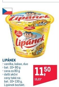 Dezert Lipánek Madeta