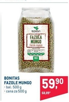 Fazole mungo bio Bonitas
