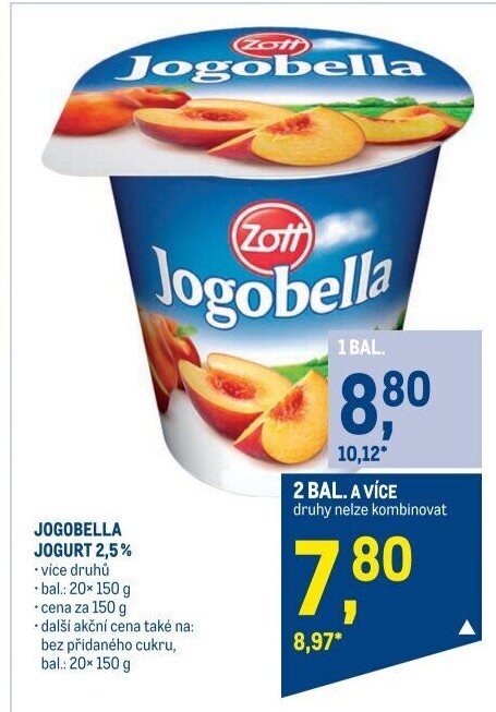 Jogurt Jogobella Zott