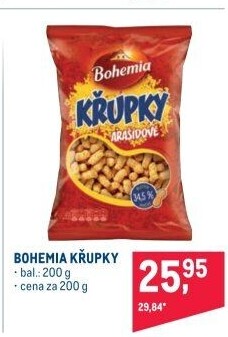 Křupky arašídové Bohemia