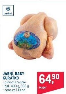 Kuřátko mražené La Coquelet Prim'