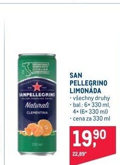 Limonáda San Pellegrino