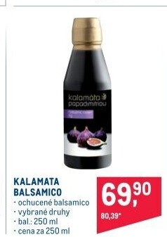 Ocet balsamico ochucený Kalamata