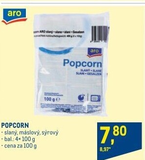 Popcorn do mikrovlnky Aro