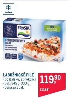 Rybí filé labužnické mražené Frosta