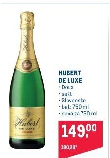 Sekt De Luxe Hubert