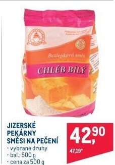 Směs bez lepku Jizerské pekárny