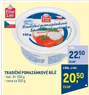 Tradiční pomazánkové Fine Life