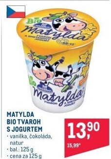 Tvaroh s jogurtem bio Matylda Milko