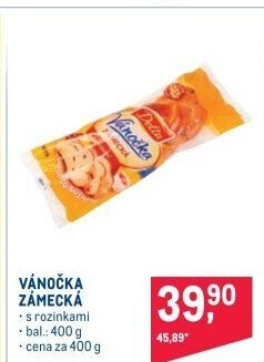 Vánočka zámecká Delta