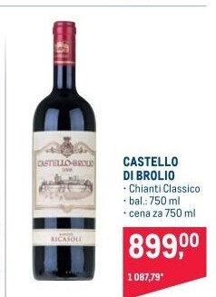 Víno Chianti classico Castello di Brolio