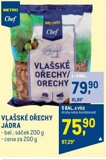 Vlašské ořechy Metro Chef