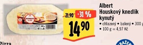 Houskový knedlík Albert