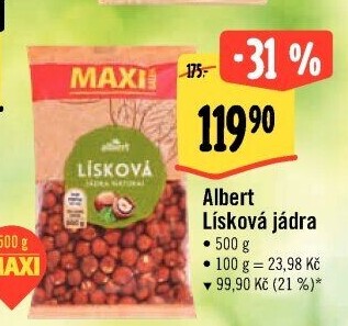 Lískové ořechy Albert