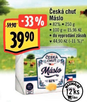 Máslo Česká chuť