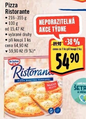 Pizza mražená Ristorante Dr. Oetker