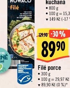 Rybí filé mražené Nowaco