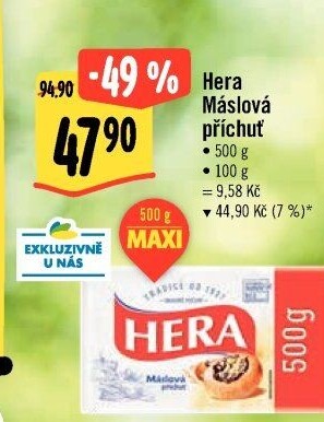 Tuk s máslovou příchutí Hera