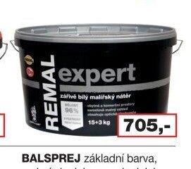 REMAL EXPERT zářivě bílý malířský nátěr