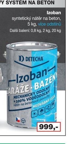 Izoban syntetický nátěr na beton, 5 kg, více odstínů