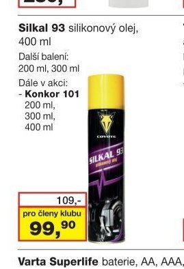 Silkal 93 silikonový olej, 400 ml