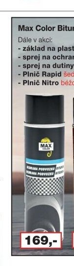 Max Color Bitumen barva na ochranu podvozku, 500 ml