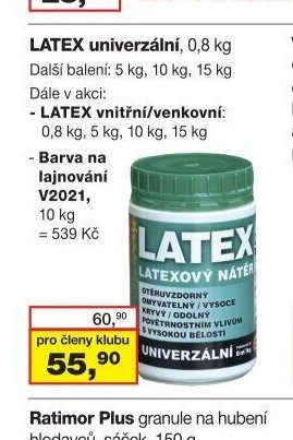 LATEX univerzální, 0,8 kg