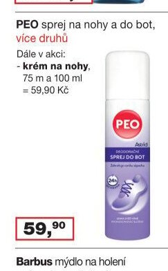 PEO sprej na nohy