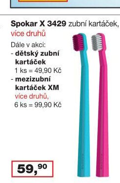 Spokar X 3429 zubní kartáček