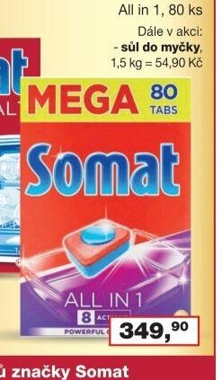Somat tablety do myčky All in 1