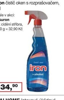 Iron čistič oken s rozprašovačem