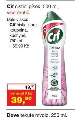 Cif čisticí písek