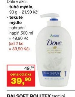 Dove tekuté mýdlo