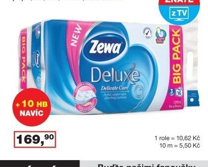 Zewa Deluxe 3vrstvý toaletní papír