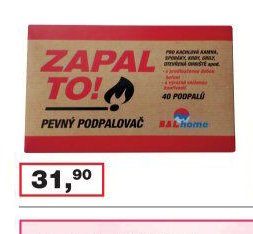 BALHOME Zapal to! pevný podpalovač