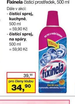 Fixinela čisticí prostředek