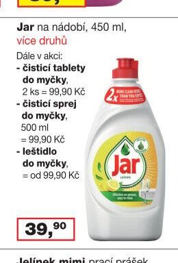 Jar na nádobí
