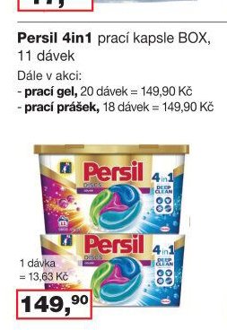 Persil 4in1 prací kapsle
