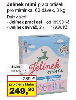 Jelínek mimi prací prášek