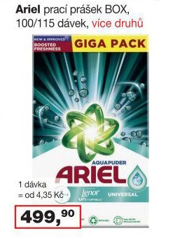 Ariel prací prášek BOX