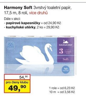 Papírové kapesníčky Prima Soft Harmony