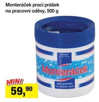 Prací prostředek na mastnou špínu Monteráček Důbrava