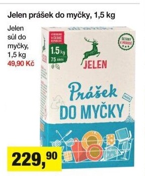 Prášek do myčky Jelen