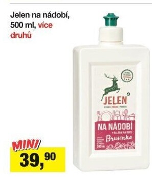 Prostředek na nádobí Jelen