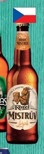 Kozel Mistrův ležák 0,5 l, sklo