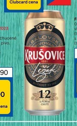 Krušovice 12 0,5 l, plech
