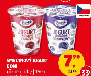 Jogurt ochucený Boni