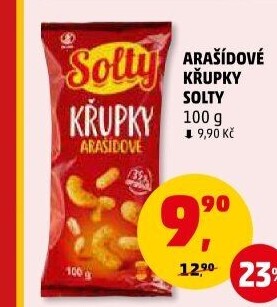 Křupky arašídové Solty