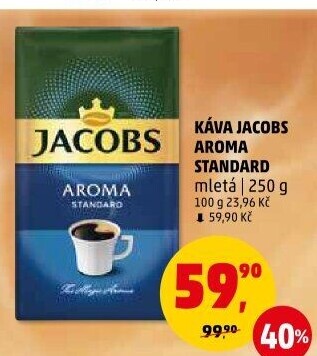 Mletá káva Jacobs Aroma Standard